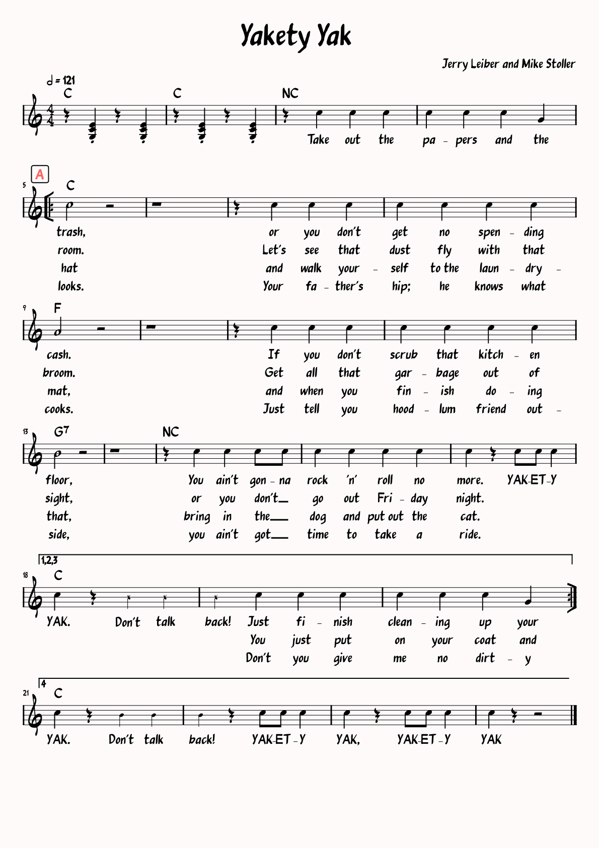 Sheet Music